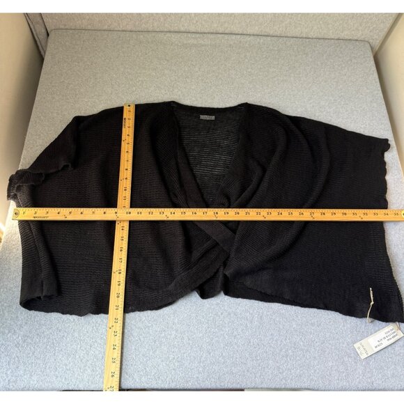 Lidira Womens Linen‎ Drape Front Sweater Topper Woven Short Sleeve One Size NWT - Picture 12 of 14